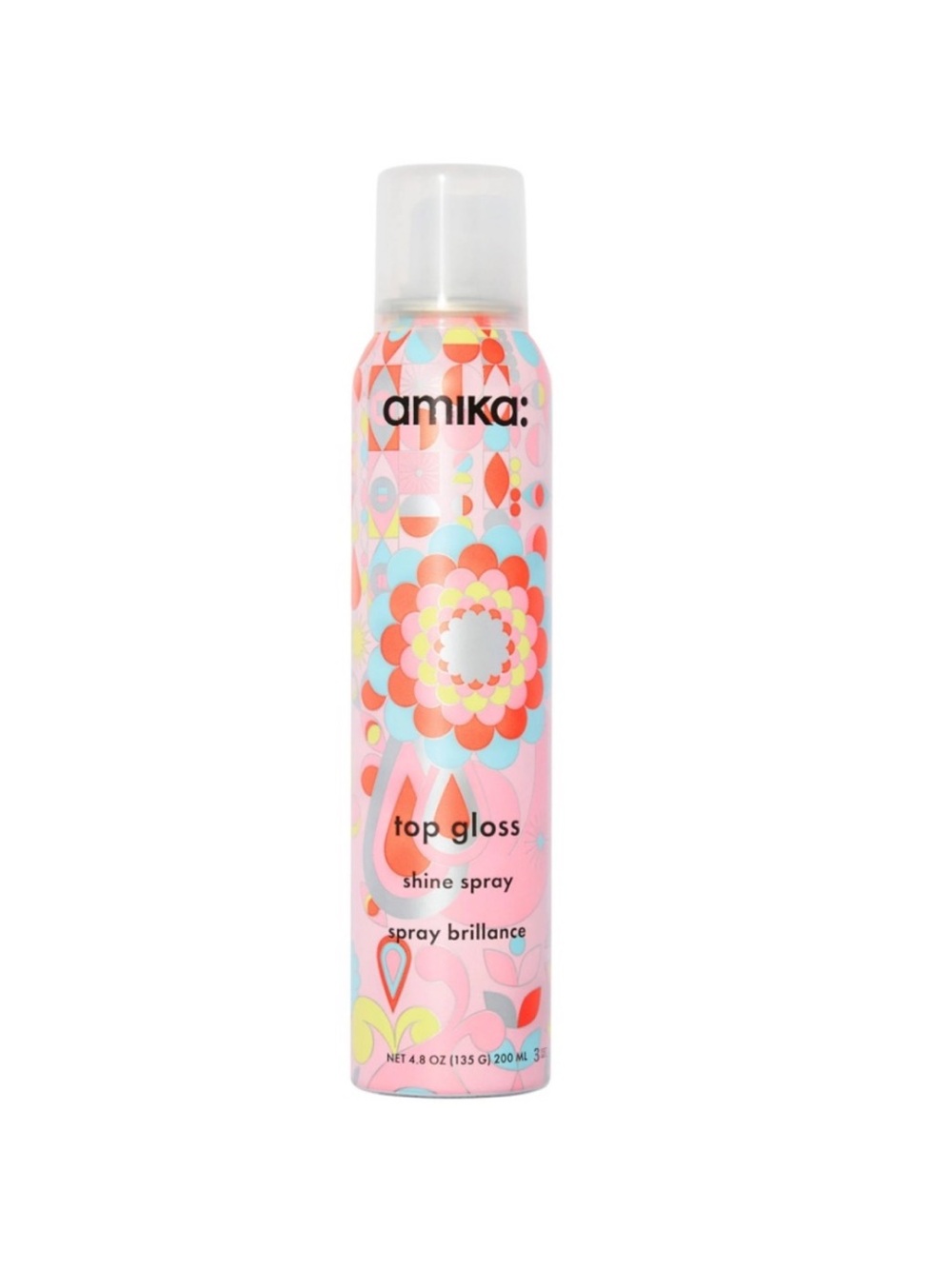 amika Top Gloss Hair Shine Spray FullSz
